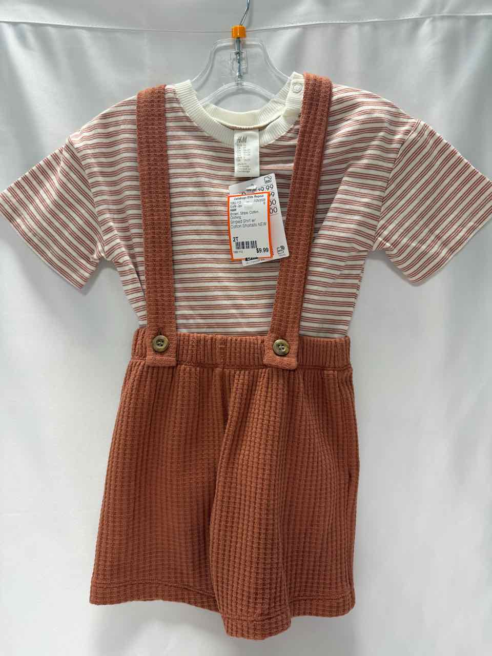 H&M Size 2T Brown Outfit -2pc