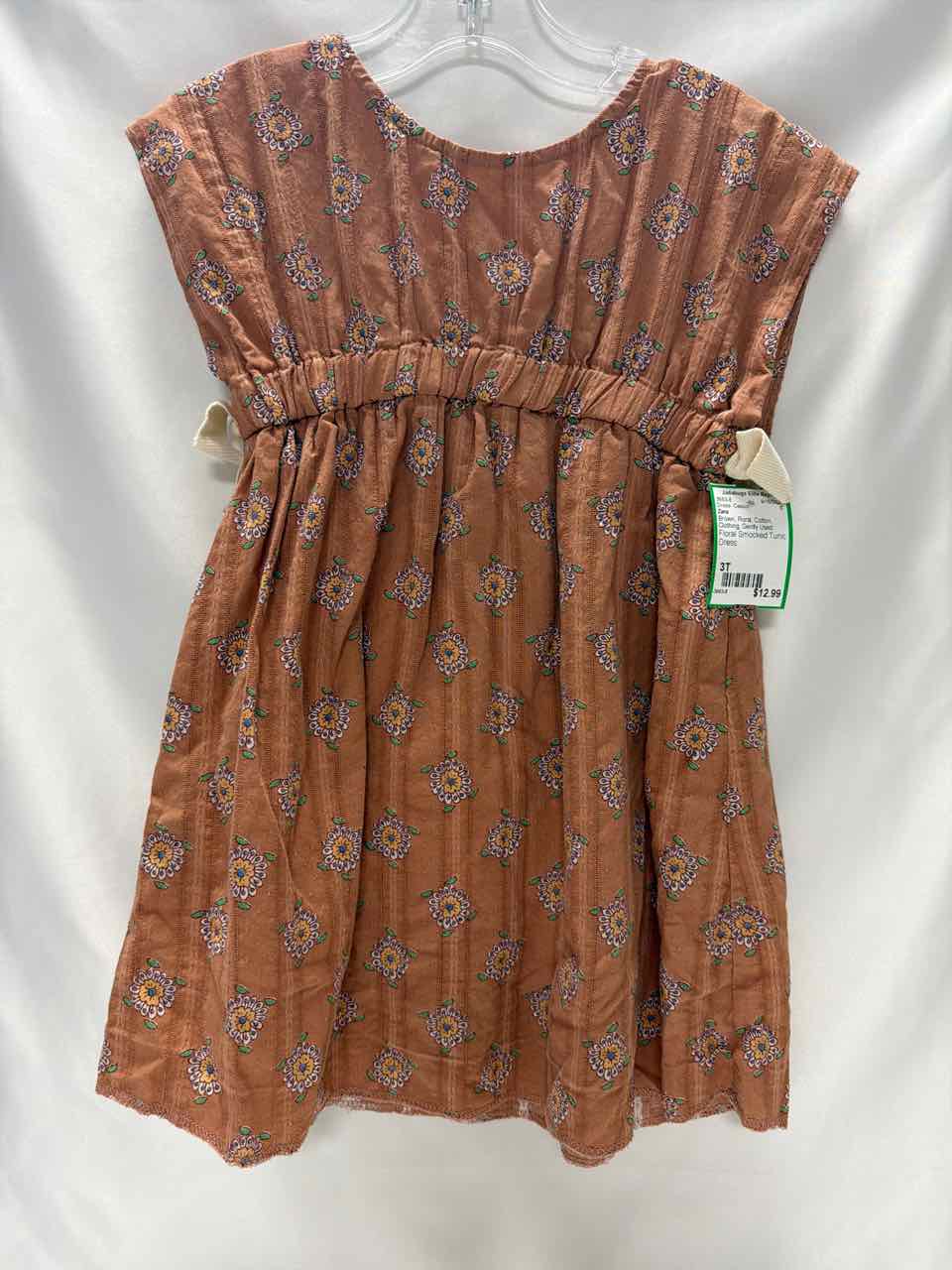 Zara Size 3T Brown Gently Used Dress- Casual