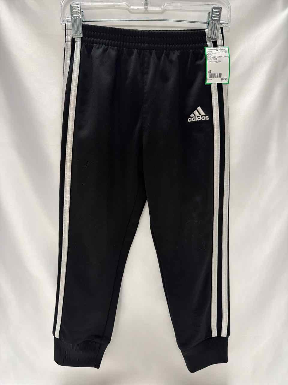 Adidas Size 4T Black Gently Used Pants- Casual
