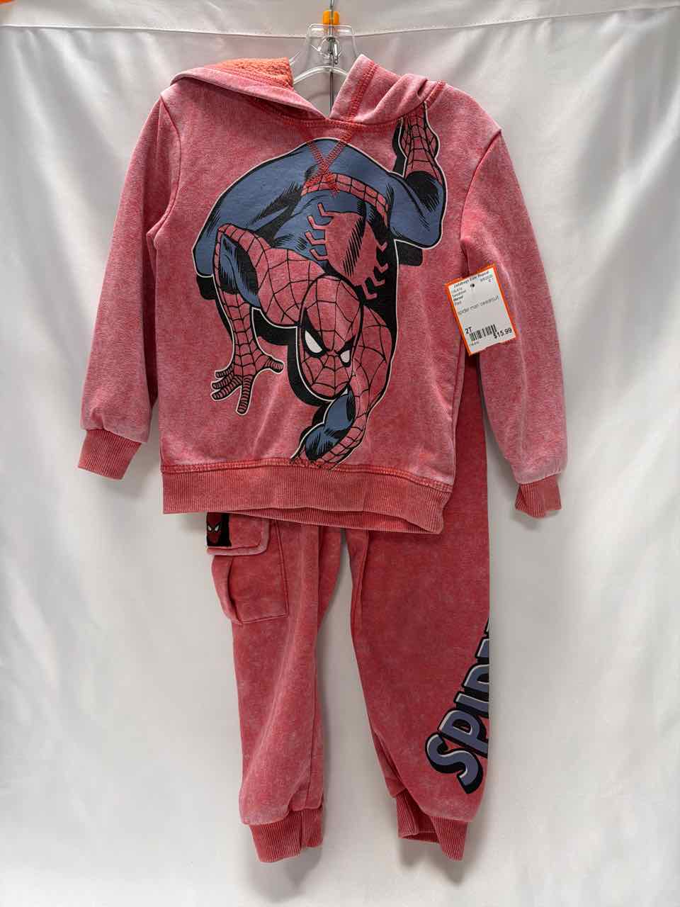 Marvel Size 2T Red Sweatshirt