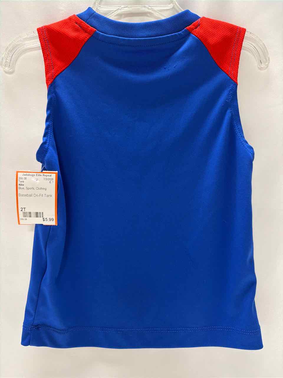 Nike Size 2T Blue Tank