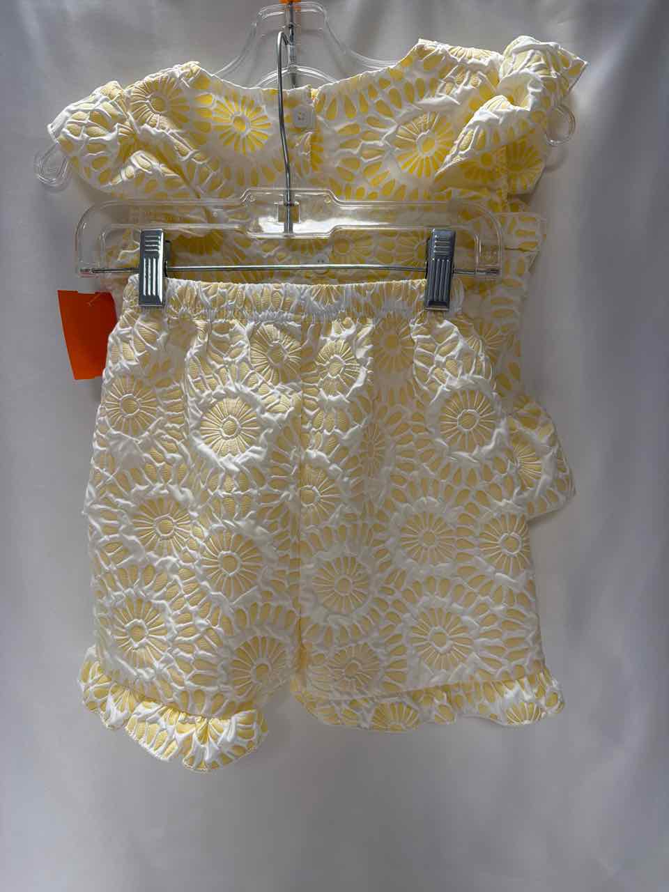 Shein Size 2T-3T Yellow Outfit -2pc
