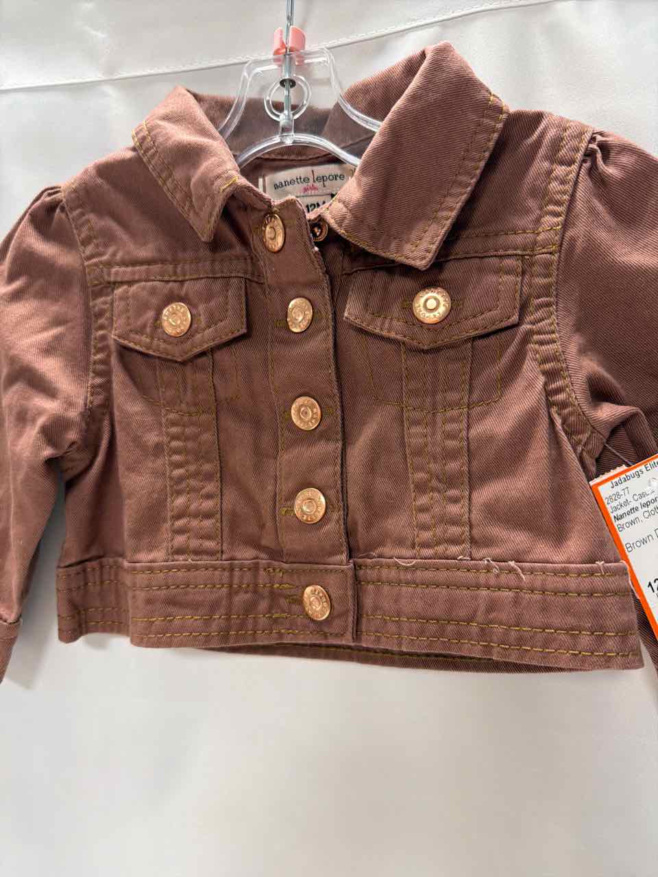 Nanette lepore Size 12 Months Brown Jacket- Casual