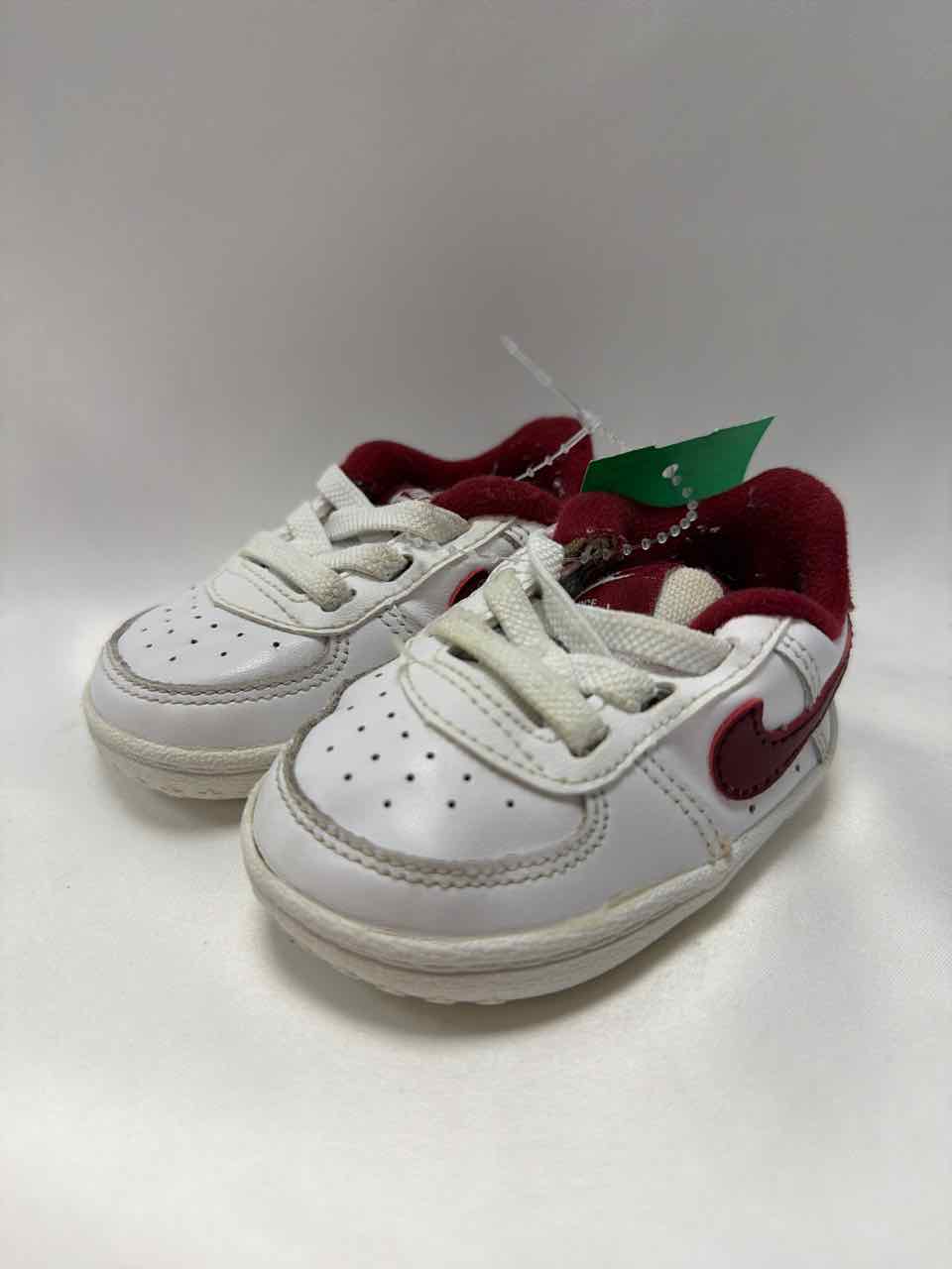 Nike Shoe Sizes 2C White Gently Used Shoes- Casual