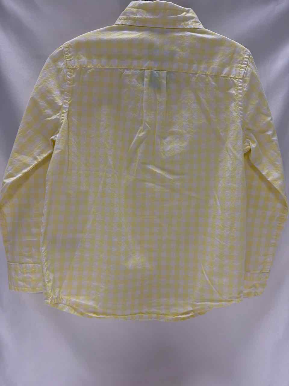 Janie and Jack Size 4 Yellow Gently Used Shirt- Casual