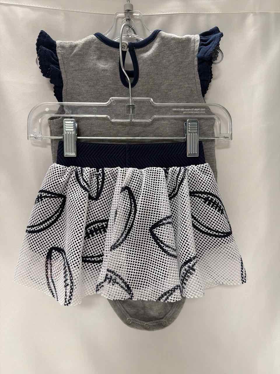 NFL Size 18 Months Gray Outfit -2pc