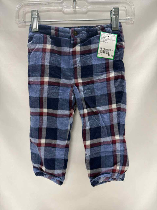 Janie and Jack Size 12-18 Months Navy Gently Used Pants- Casual