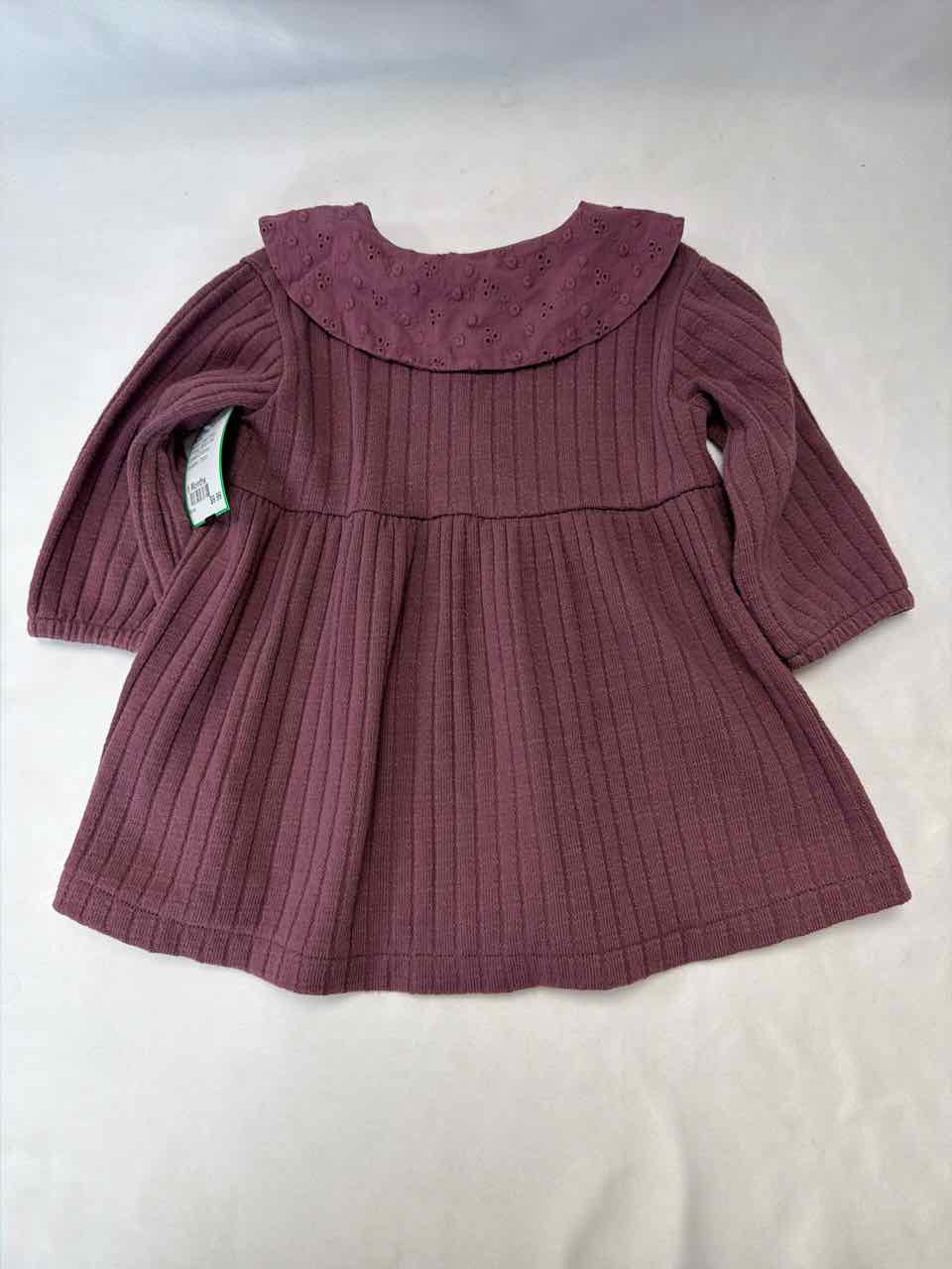Play Up Size 6 Months Maroon Gently Used Dress- Casual