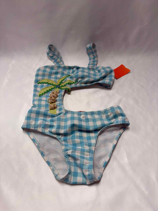 Size 6 Baby Blue Swimsuit- 2pc