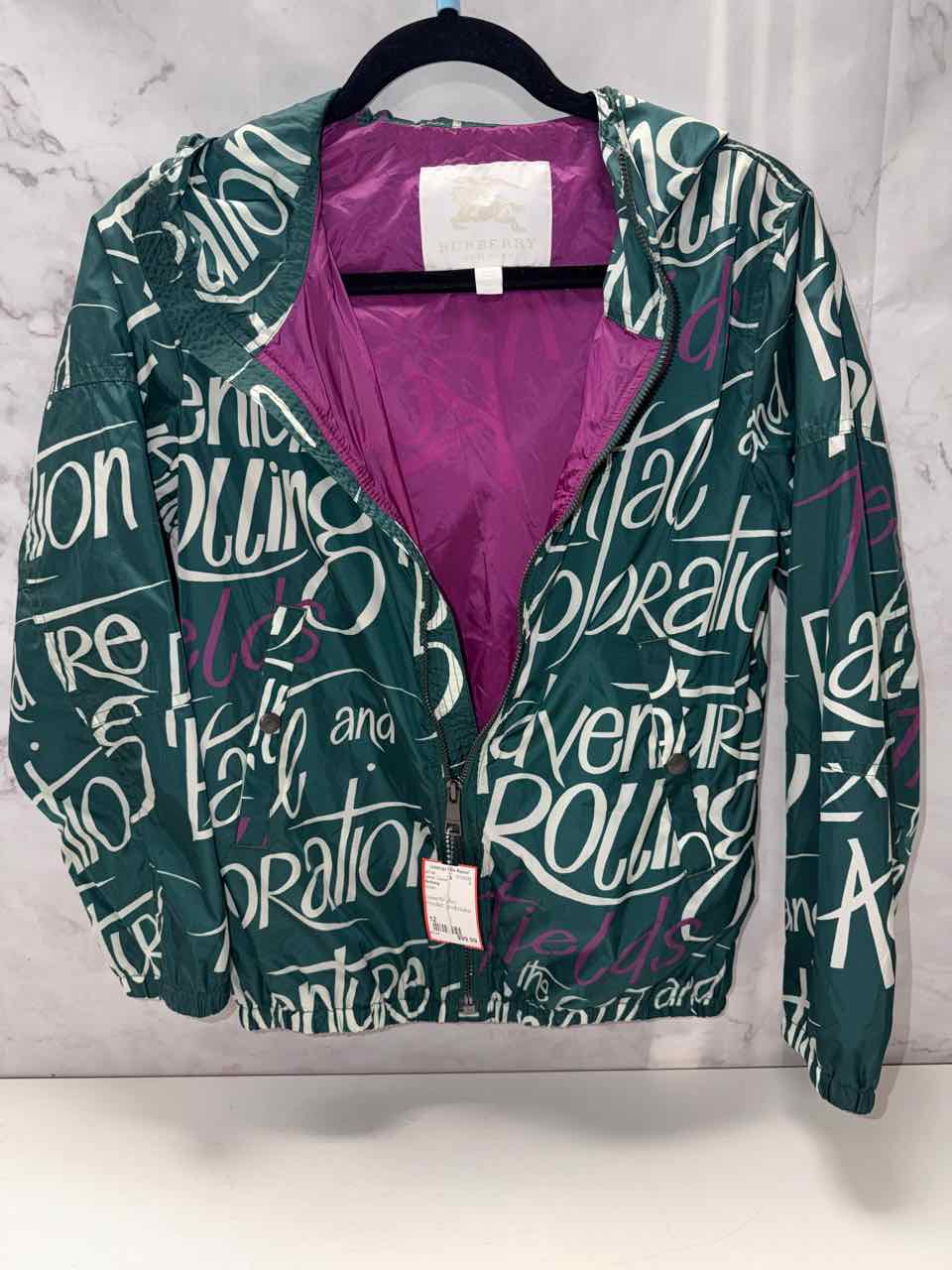 Burberry Size 12 Green Jacket- Casual