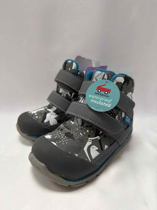 See Kai Run Shoe Sizes 8C Gray Boots