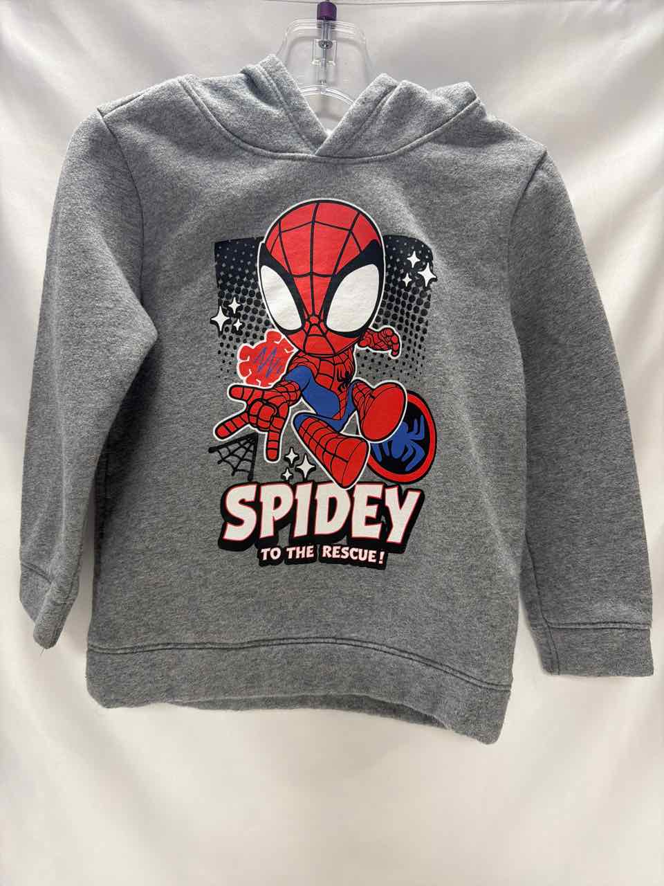 Marvel Size 4T Gray Gently Used Sweatshirt