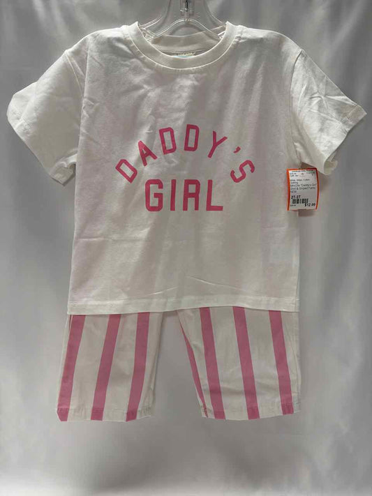 MiniOlie Size 2T-3T White Outfit -2pc