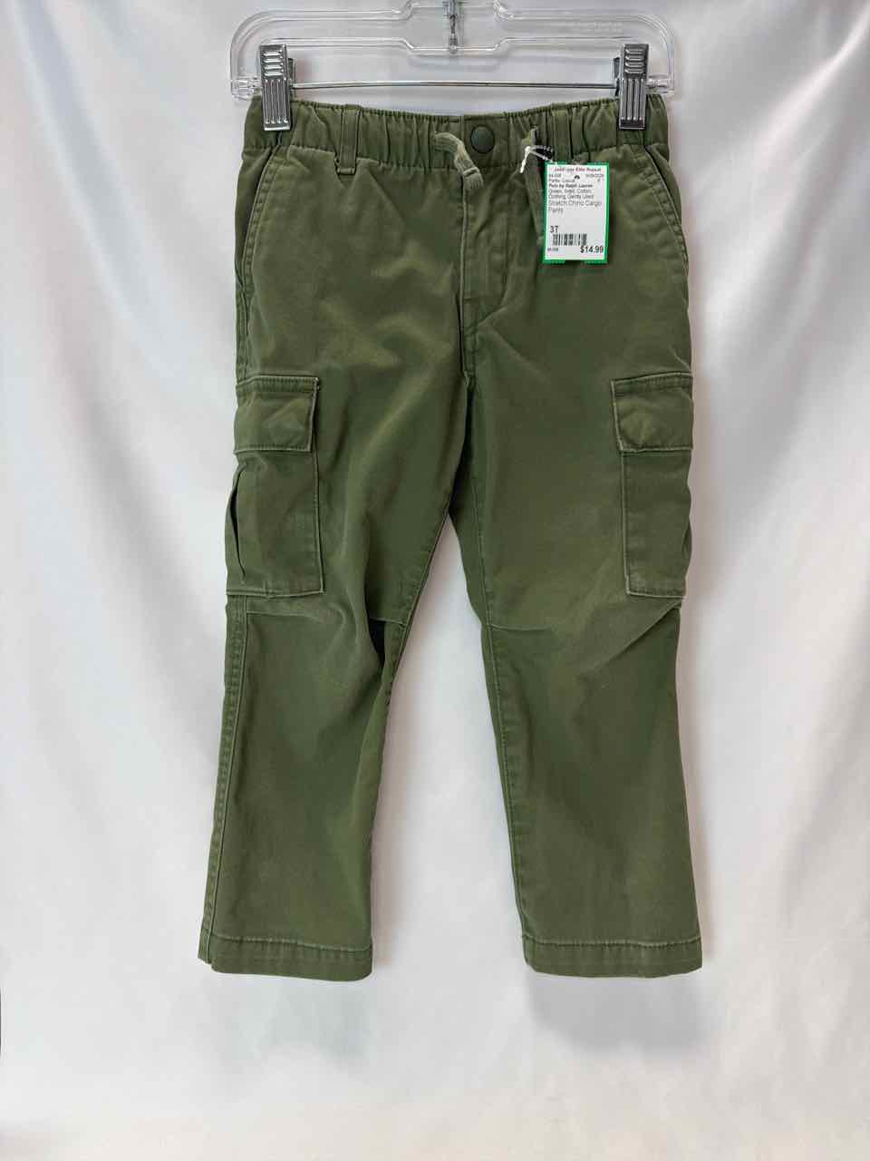 Polo by Ralph Lauren Size 3T Green Gently Used Pants- Casual