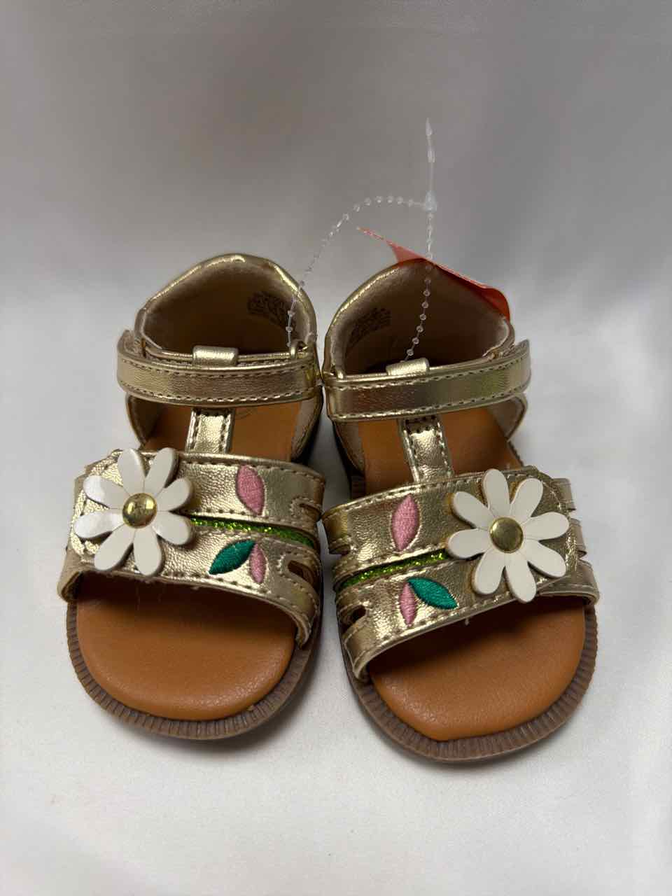 Wonder Nation Shoe Sizes 3C Gold Sandals