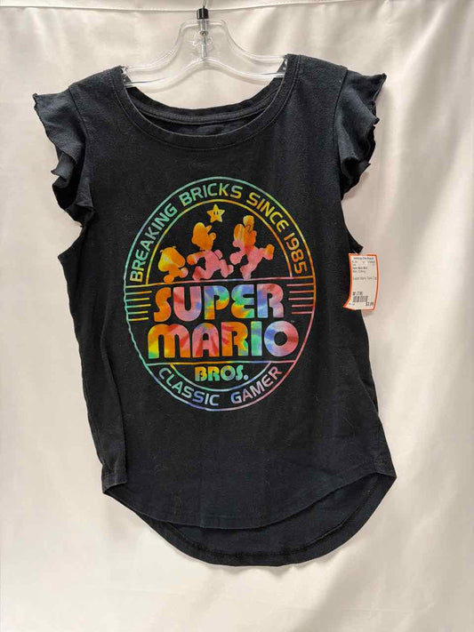 Super Mario Bros Size M (7/8) Black Tank