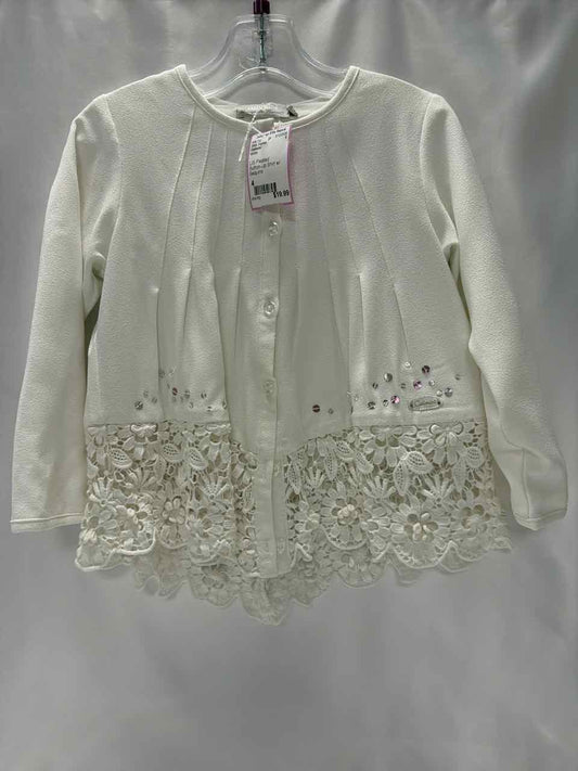 Catimini Size 4 White Shirt- Formal
