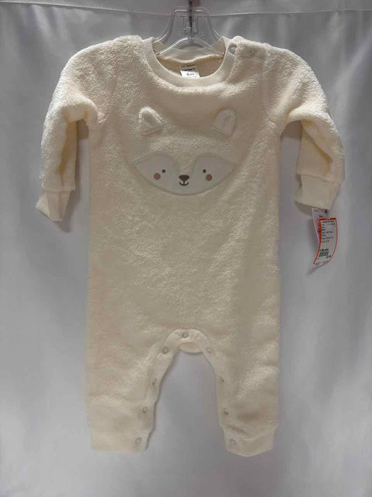 Carter's Size 6 Months Cream Footie