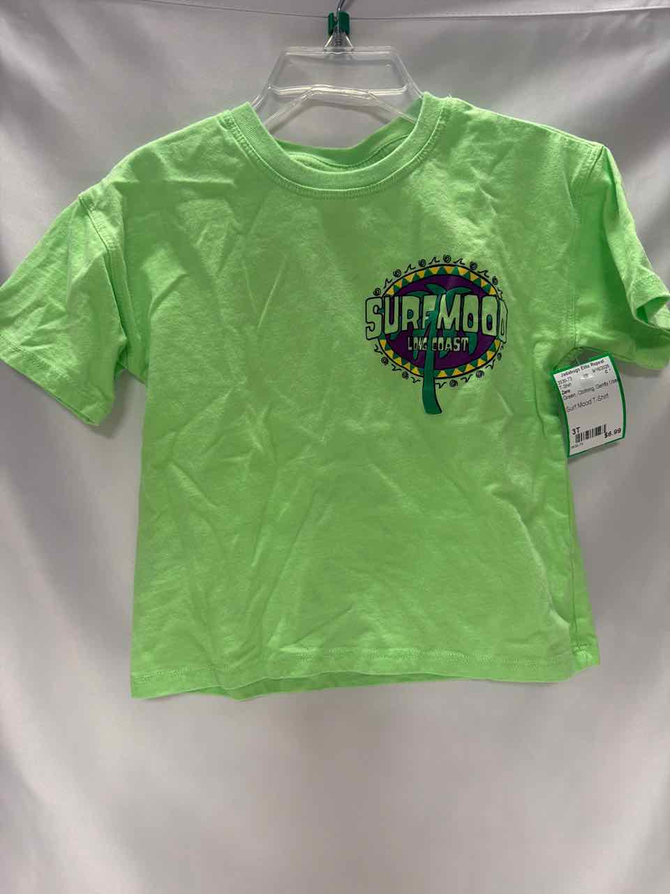 Zara Size 3T Green Gently Used T-Shirt