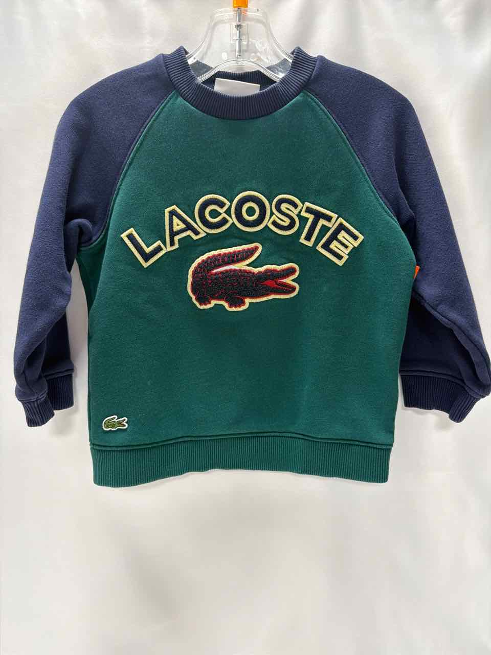 Lacoste Size 2T Green Sweater