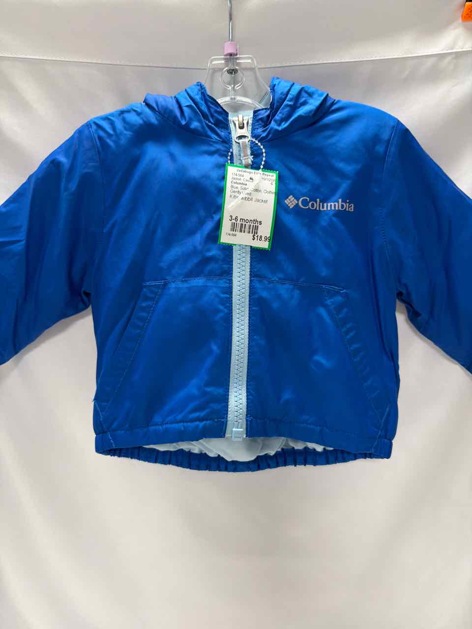 Columbia Size 3-6 months Blue Gently Used Jacket- Casual