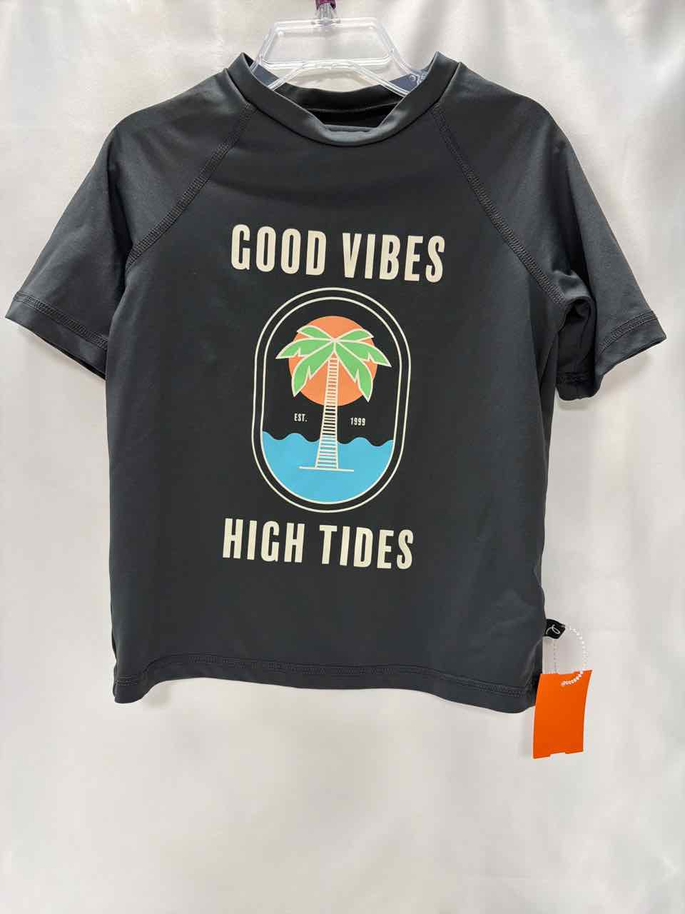 Art Class Size XS (4/5) Charcoal Rash Guard Top
