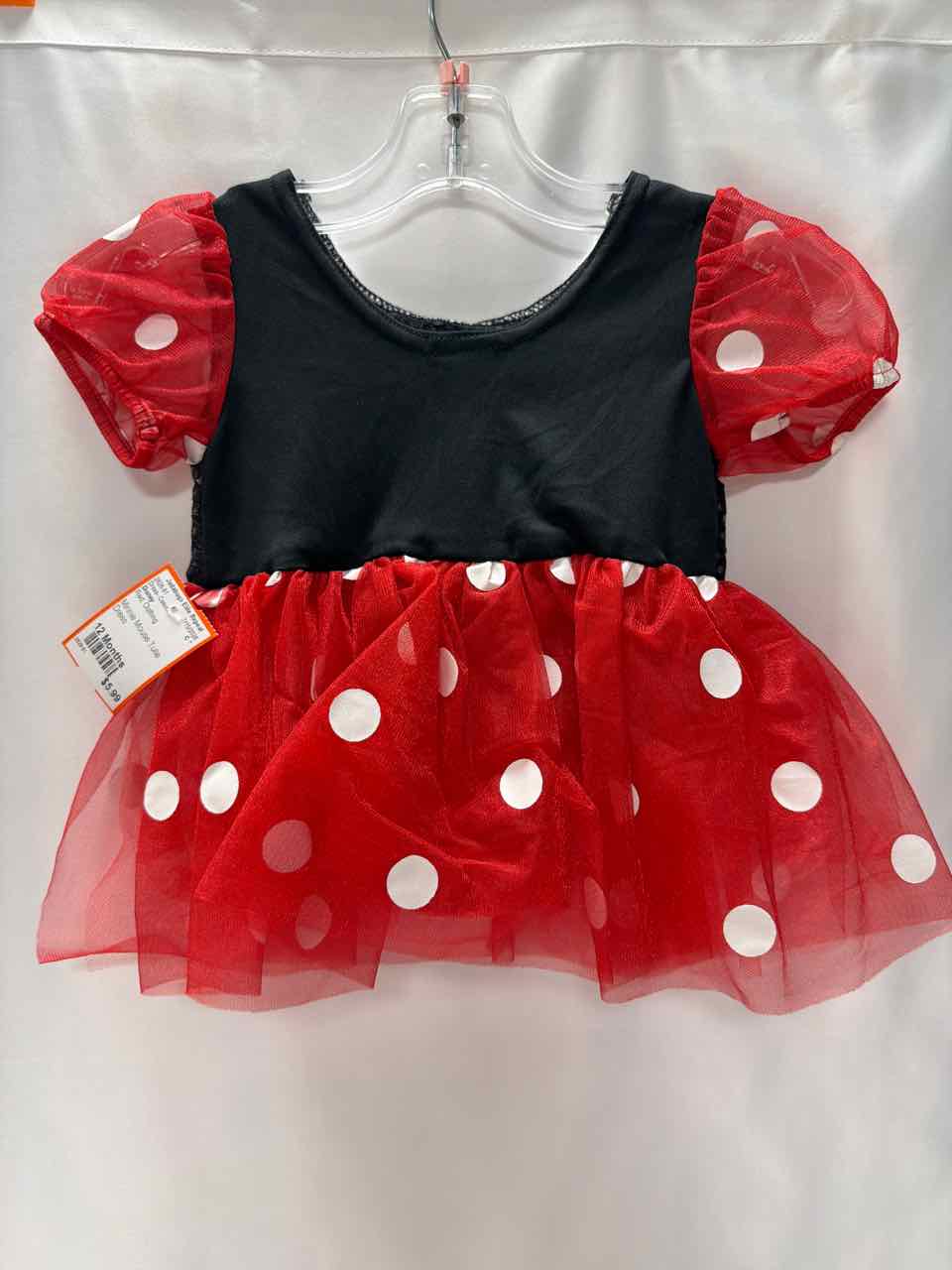 Disney Size 12 Months Red Dress- Casual