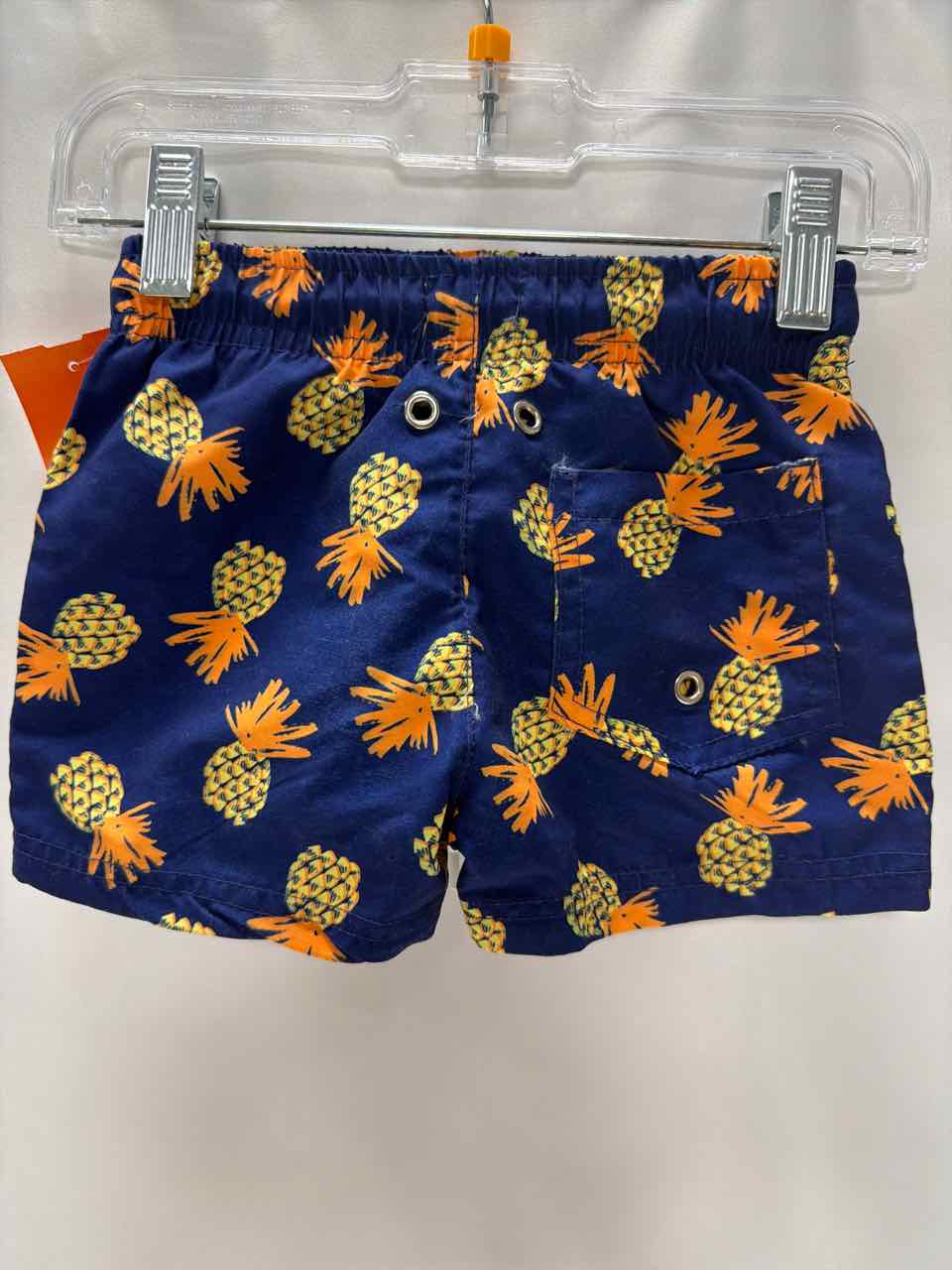 Swim Zip Size 2T Navy Swim Trunks