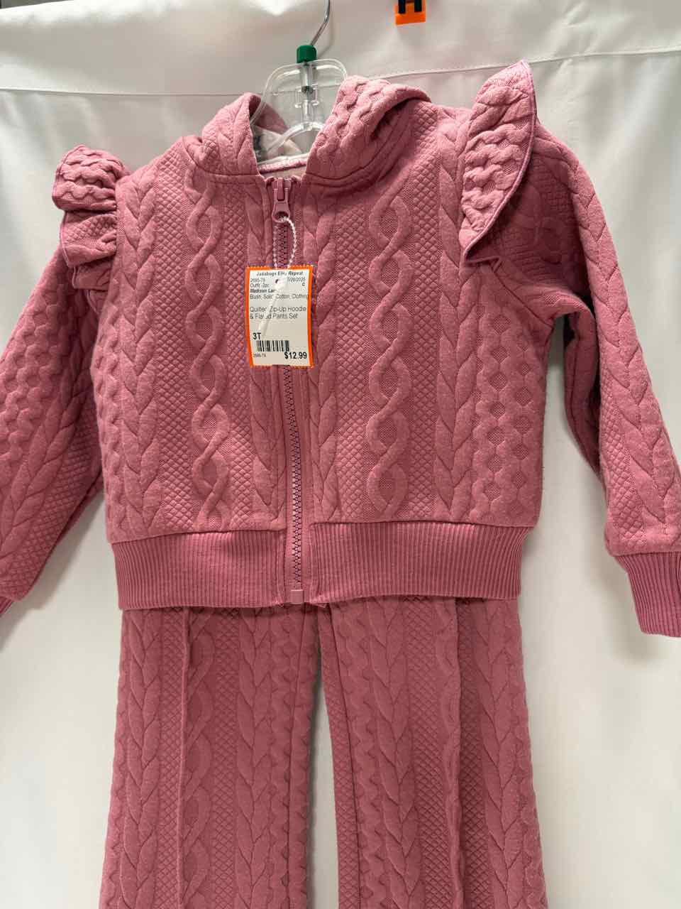 Madison Lane Size 3T Blush Outfit -2pc