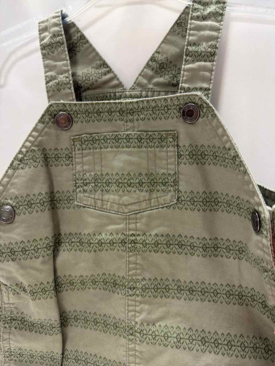 Carter's Size 18 Months Green Overalls