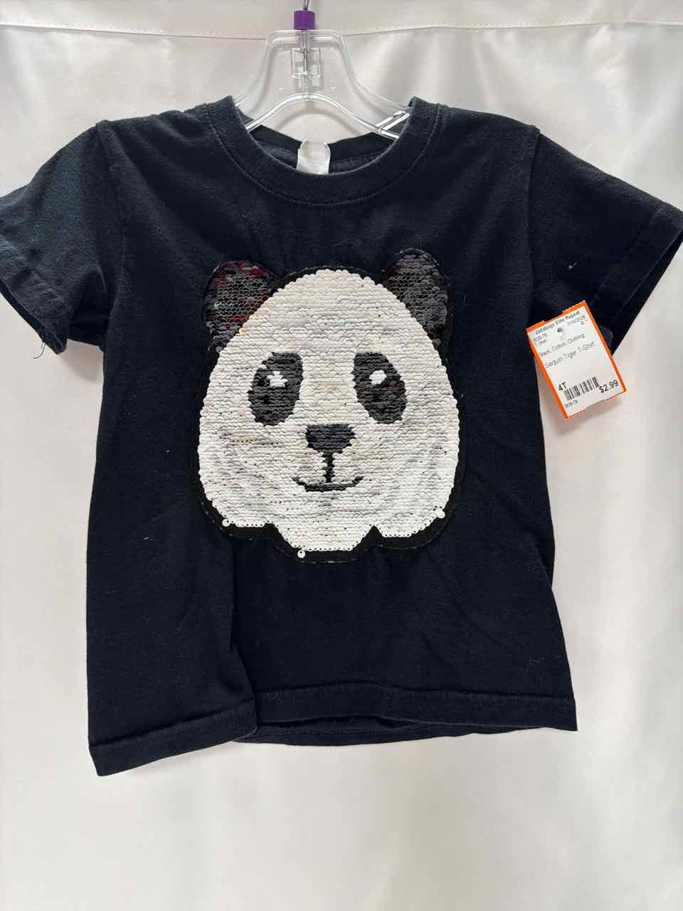 Size 4T Black T-Shirt