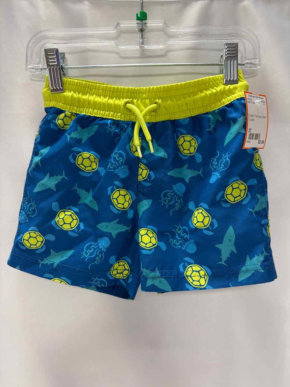 Unbranded Size 3T Blue Swim Trunks