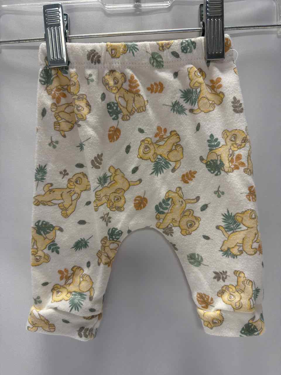 Disney Baby Size Newborn Green Outfit -2pc