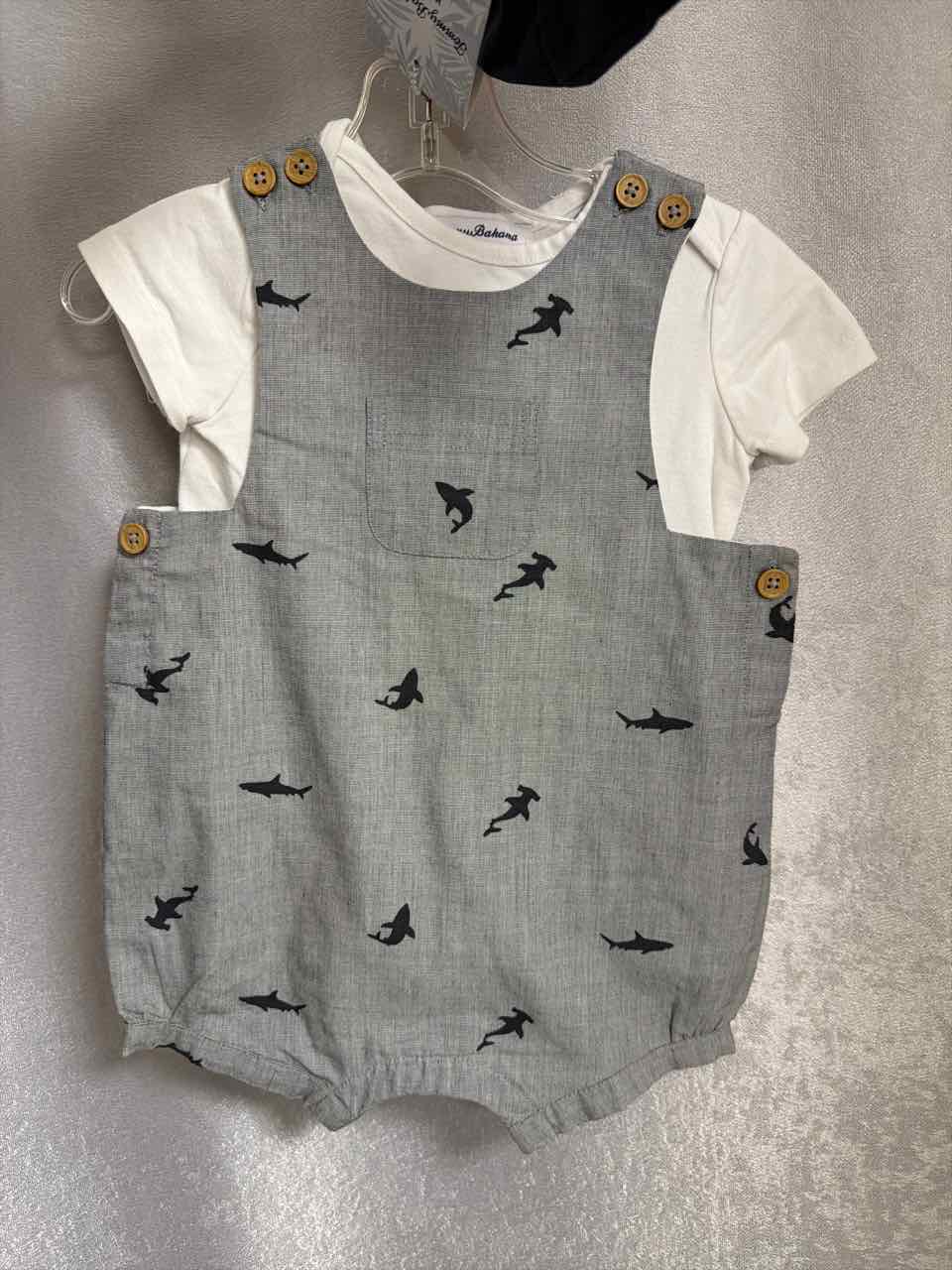 Tommy Bahama Size 6-9 Months Outfit- 3pc