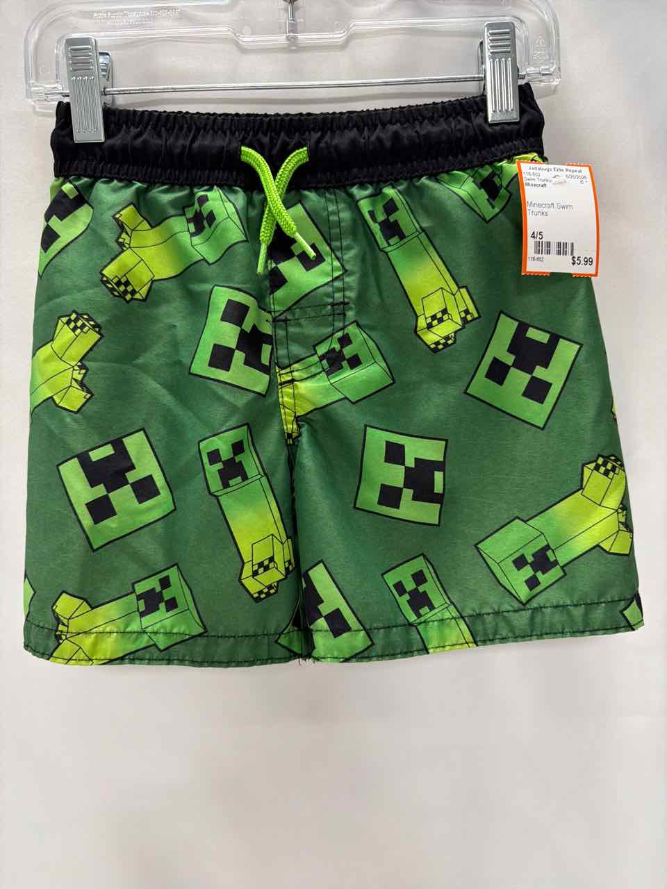 Minecraft Size 4/5 Swim Trunks