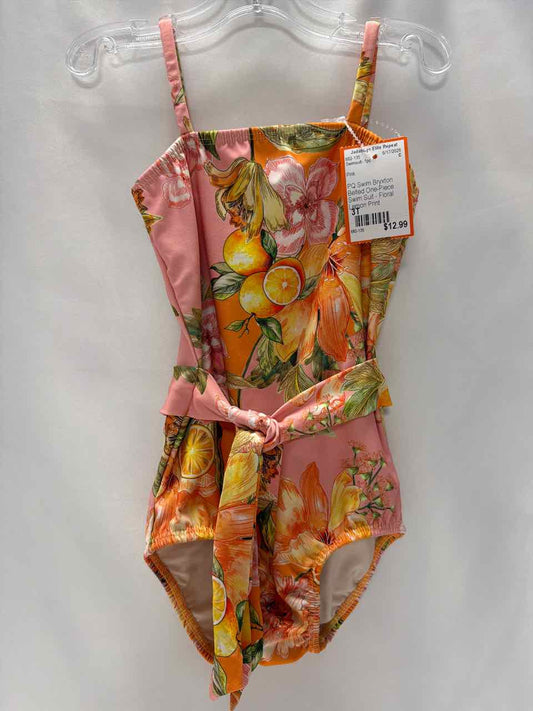 PQ Swim Size 3T Pink Swimsuit- 1pc