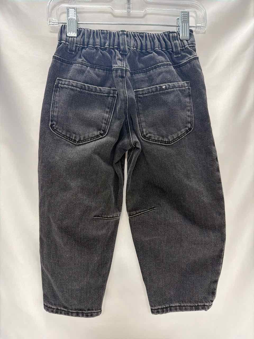 Zara Size 3/4T Black Gently Used Jeans