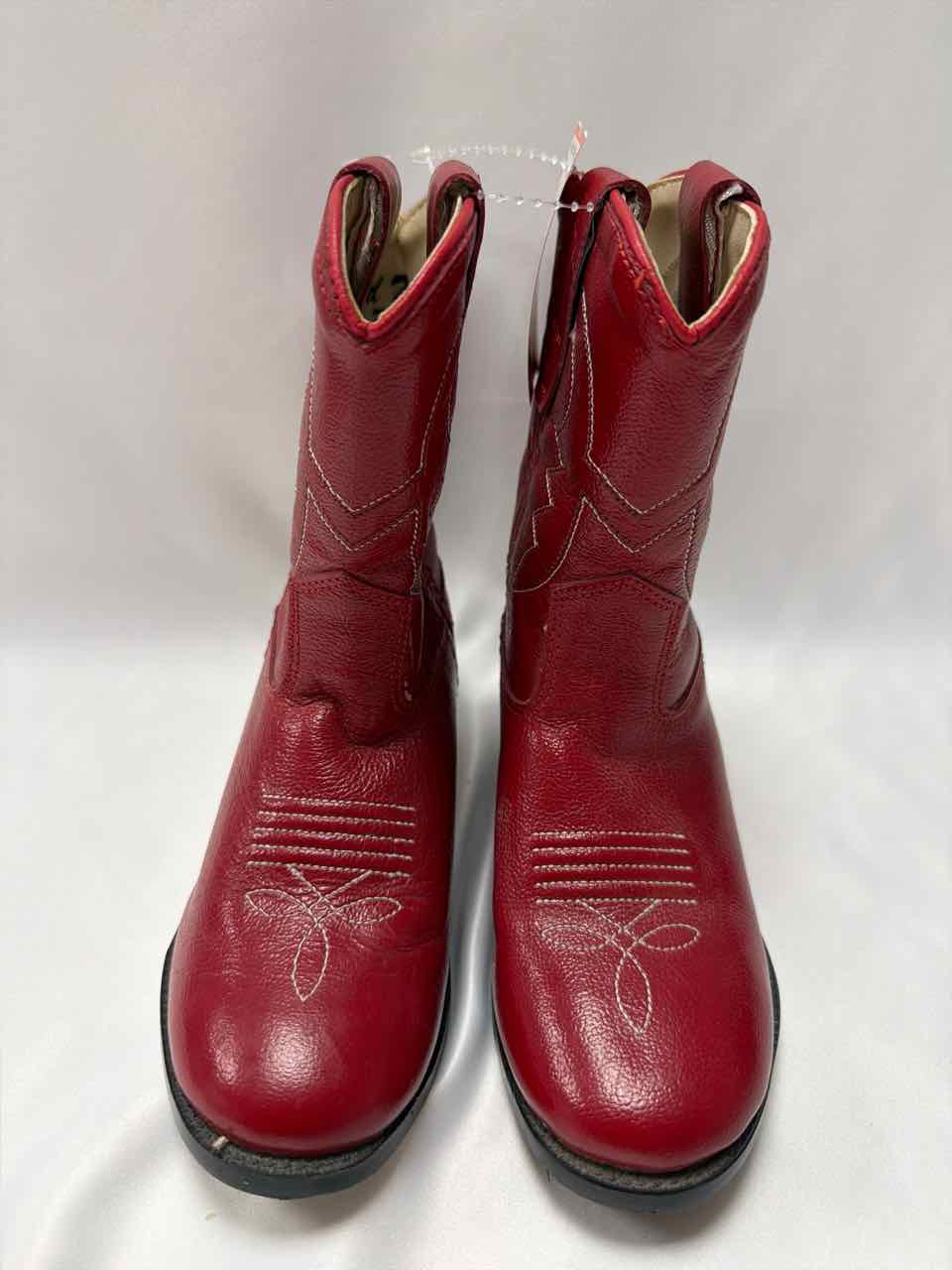 Old West Shoe Sizes 8C Red Boots