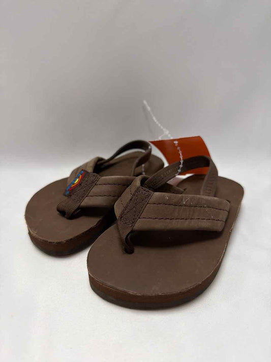 Rainbow Sandals Shoe Sizes 3C Brown Gently Used Sandals