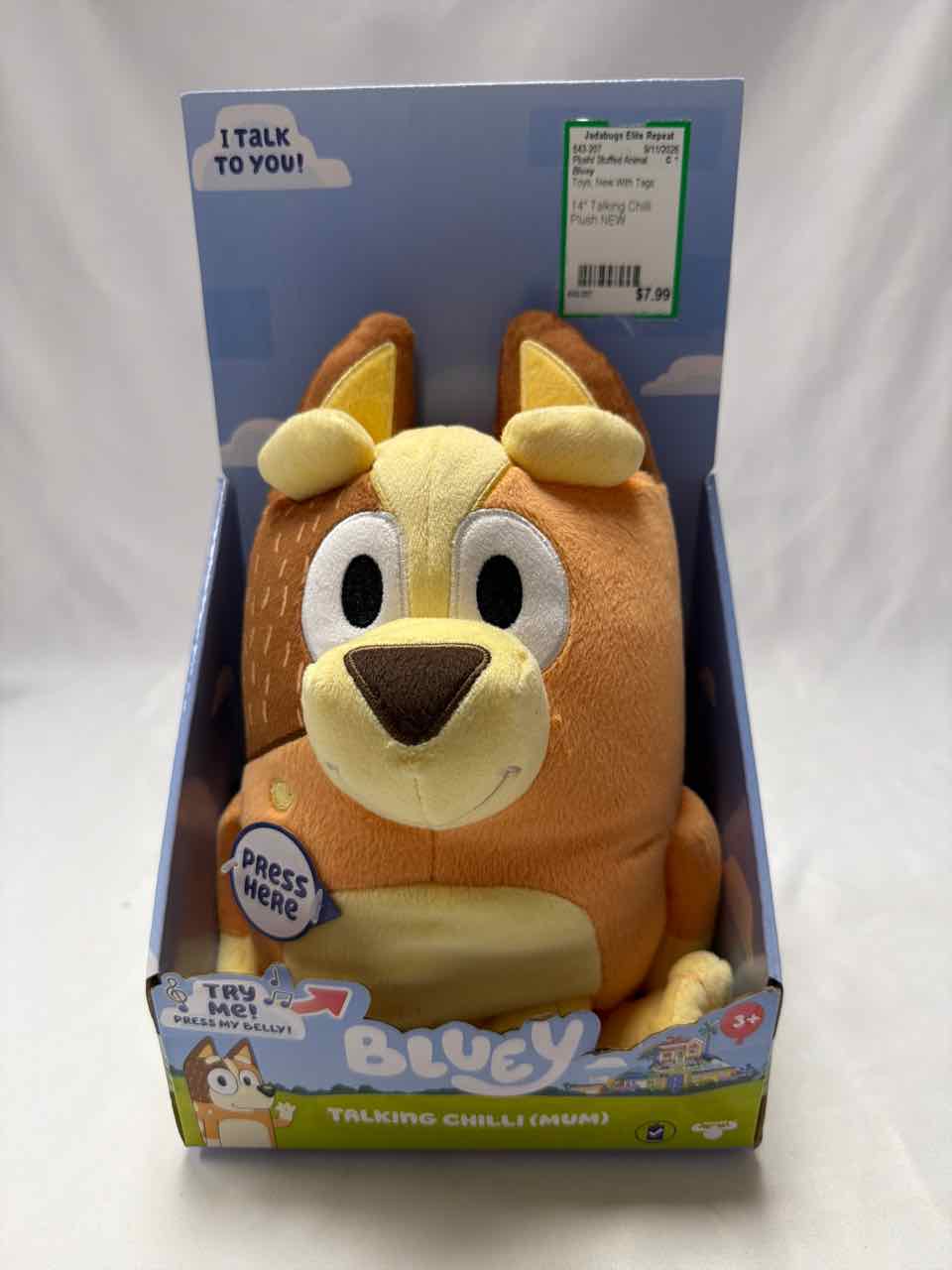 Bluey New With Tags Plush/ Stuffed Animal