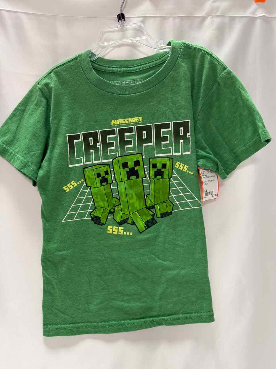 Minecraft Size 7/8 Green T-Shirt