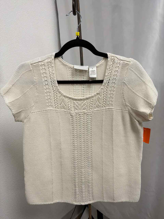 Liz Claiborne Gently Used Cream Shirt