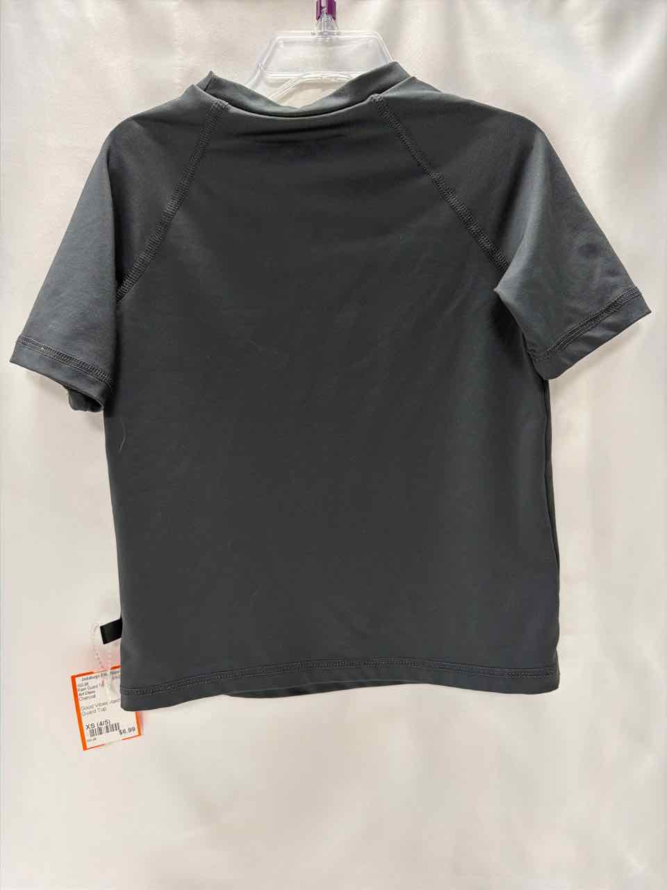 Art Class Size XS (4/5) Charcoal Rash Guard Top