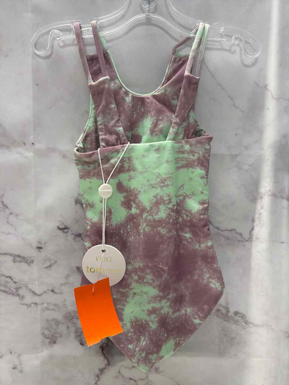 Tori Praver Size 2T Aqua Swimsuit- 1pc