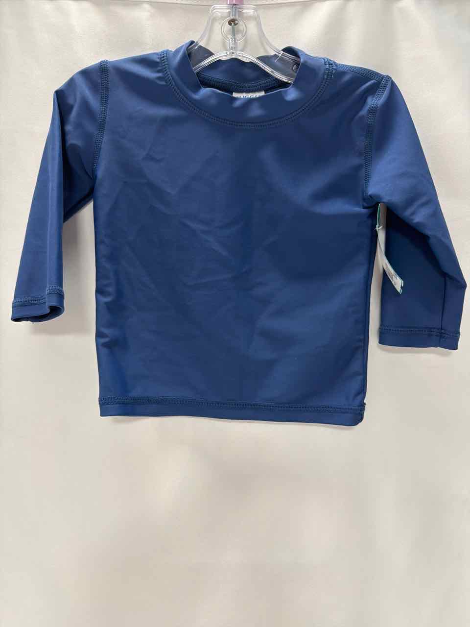 Rugged Butts Size 3-6 months Navy Rash Guard Top