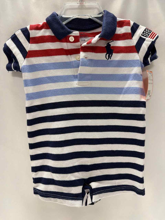 Ralph Lauren Size 6 Months Blue Romper- Casual