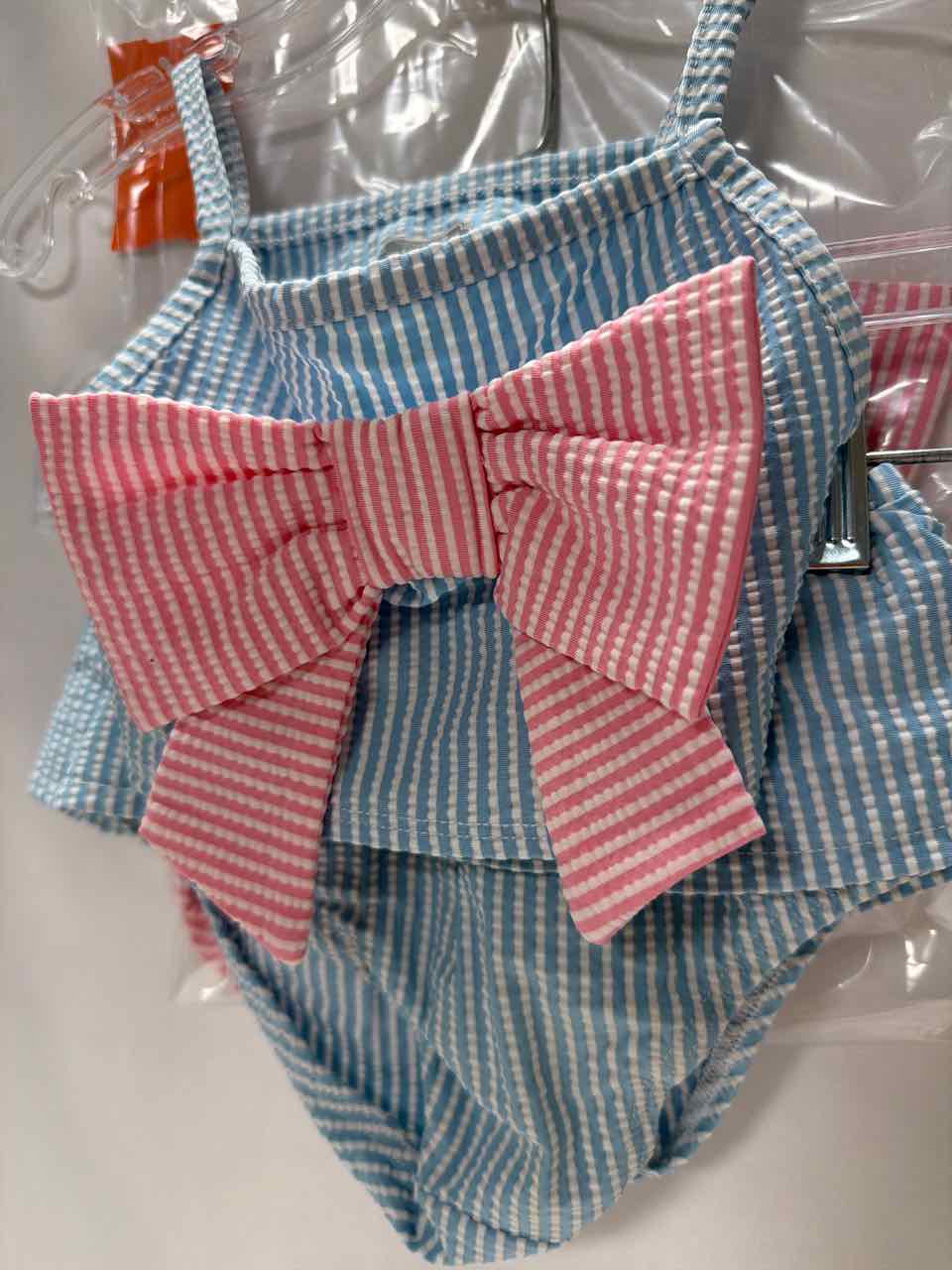 Mud Pie Size 12-18 Months Blue Swimsuit- 3pc