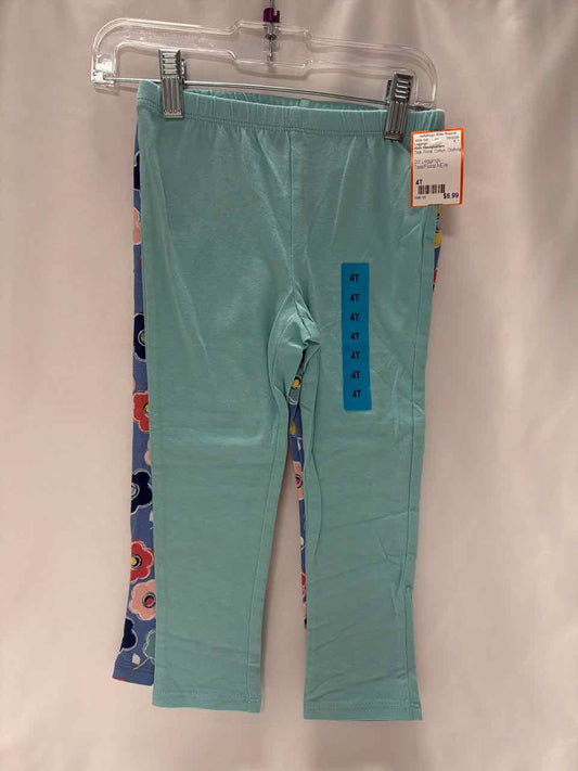 Kids Headquarters Size 4T Teal Leggings