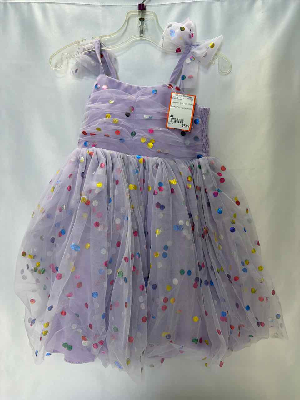 Size 4T Lavender Dress- Formal