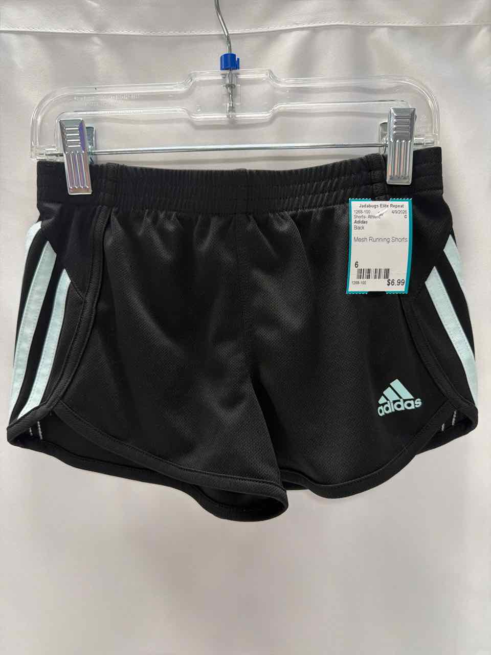 Adidas Size 6 Black Shorts- Athletic